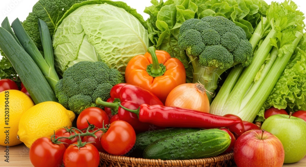 Images of fresh fruits and vegetables rich in nutrients and antioxidants Images of fresh fruits and vegetables rich in nutrients and antioxidants