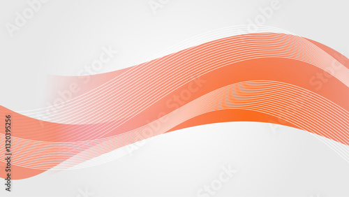 abstract waves and lines on white background vector illustration, for graphic design projects, digital art, website backgrounds, or business presentation