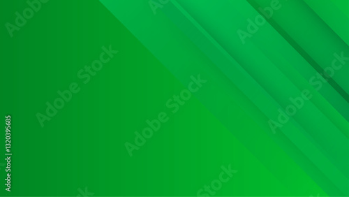 green abstract diagonal background vector illustration, great for business design, presentation, or banner