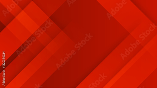 abstract gradient red background with overlapping geometric vector illustration, for presentation design, business project, or wallpaper