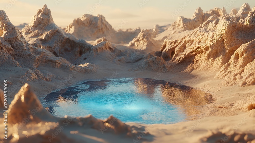 Serene Desert Oasis: A Stunning Landscape Serene Desert Oasis: A Stunning Landscape