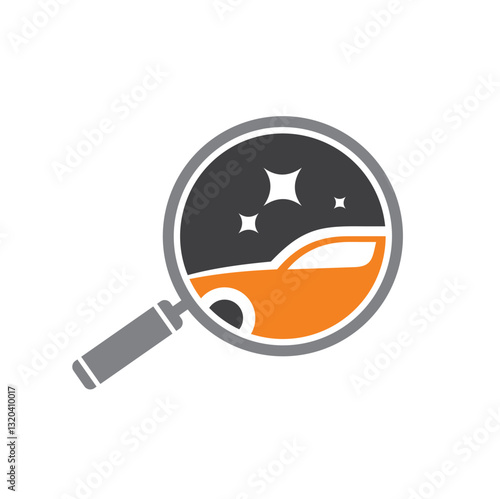 cars search icon, vector art.