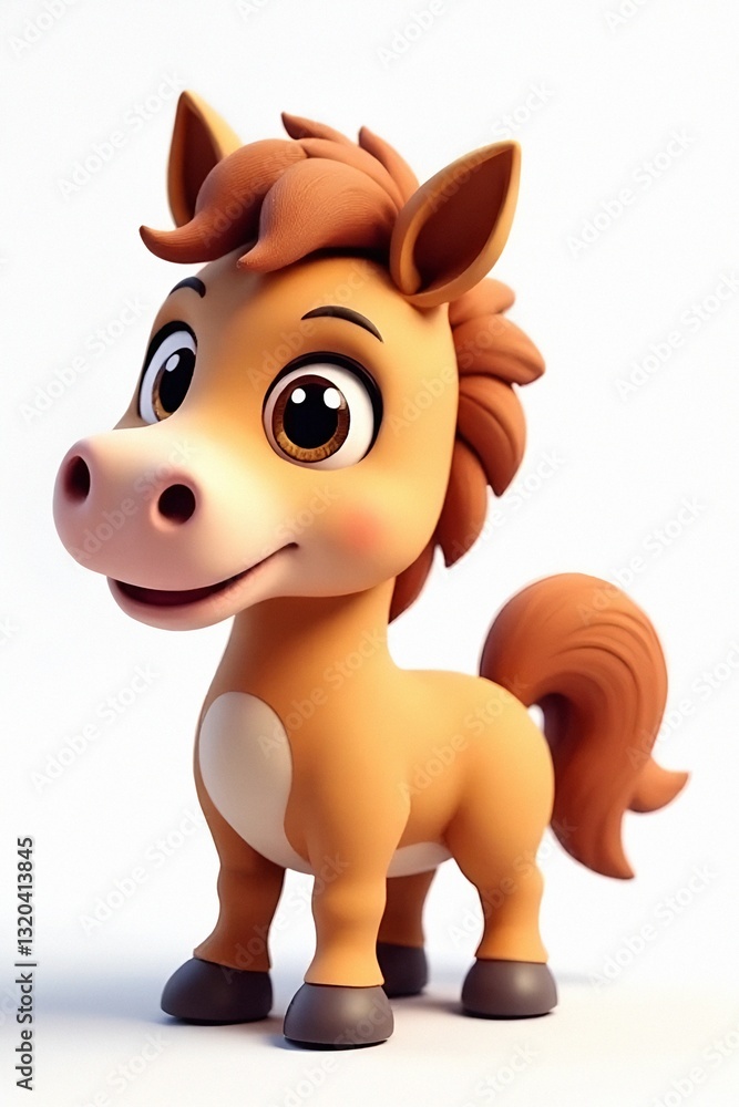Fototapeta premium Cute horse