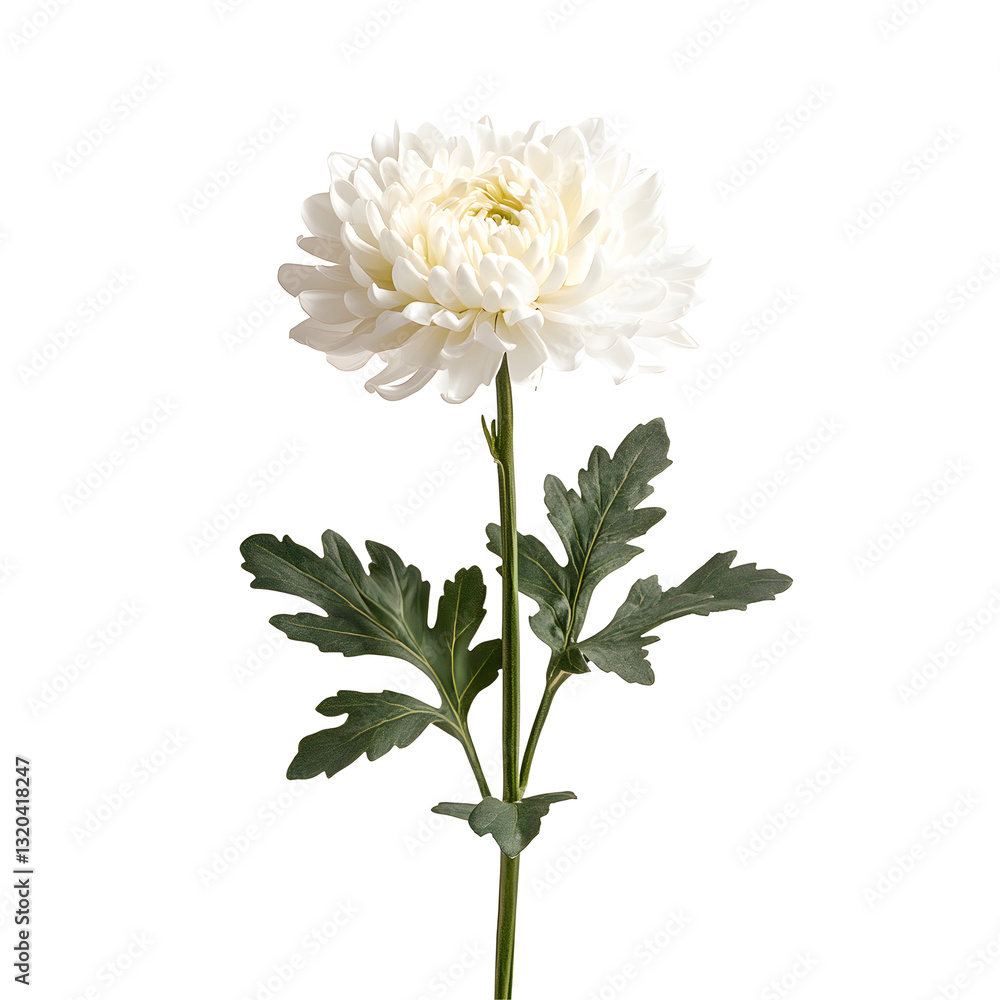 Fototapeta premium white dahlia flower