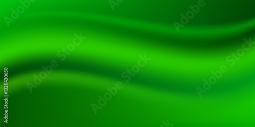 Modern liquid background with green gradient. Dynamic shape composition. vector