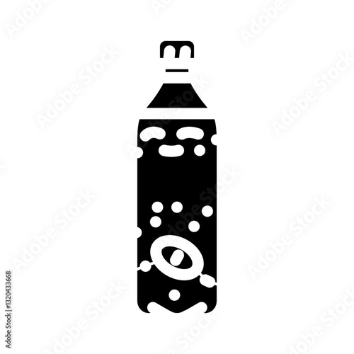 purification tablets water ultralight trekking glyph icon vector illustration