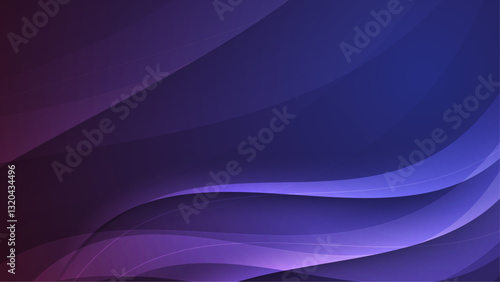 stylish dark purple abstract wavy lines background vector illustration, perfect for digital posters, business presentation, and wallpaper