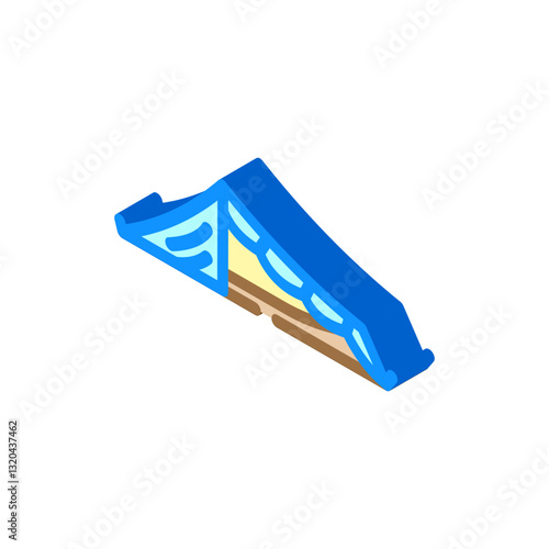 ultralight tent isometric icon vector illustration