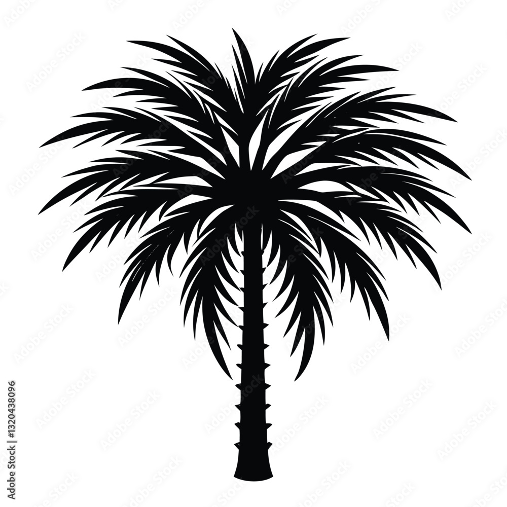 Obraz premium palm tree silhouette