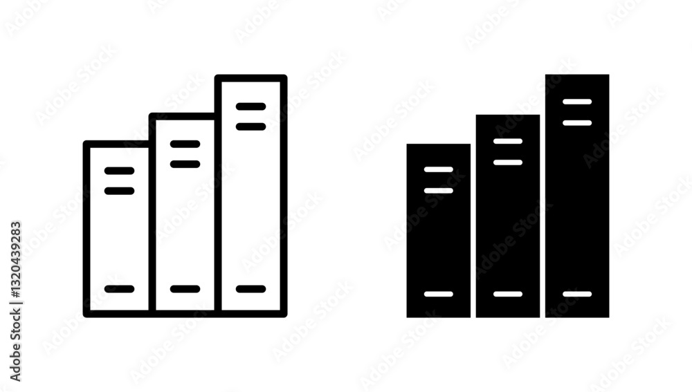 Library icon vector. education sign and symbol Library icon vector. education sign and symbol