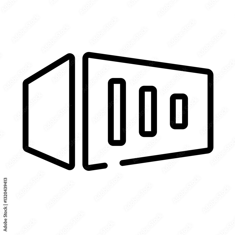 storage building vector icon storage building vector icon