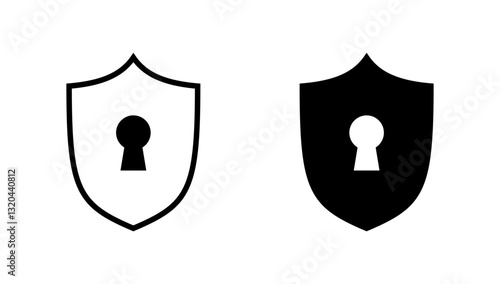 Security icon vector. protection sign and symbol. privacy. vpn