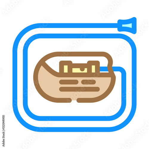 pacemaker cardiology color icon vector illustration