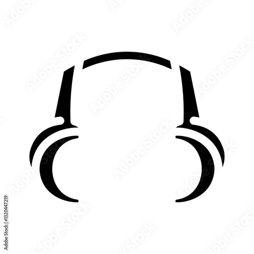 cheek retractor orthodontist glyph icon vector illustration