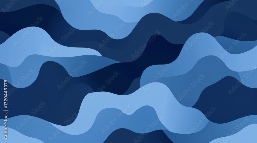 Abstract blue wave pattern for modern design Abstract blue wave pattern for modern design