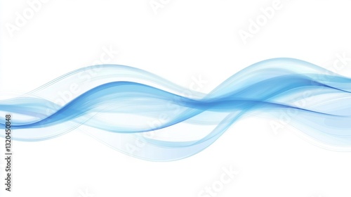 Wallpaper Mural Abstract blue wave pattern design for background and decoration Torontodigital.ca