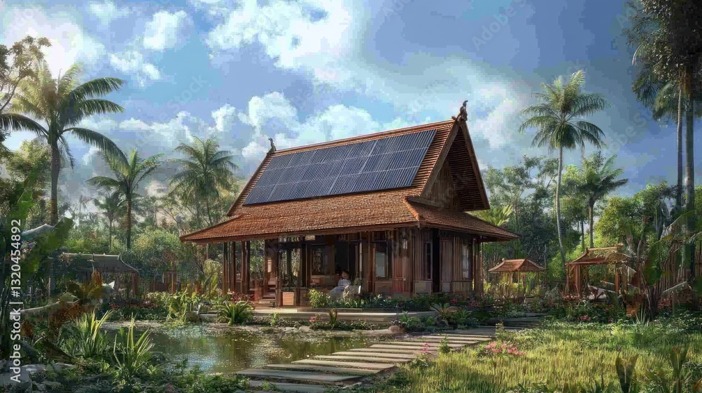 Eco-friendly tropical home Eco-friendly tropical home