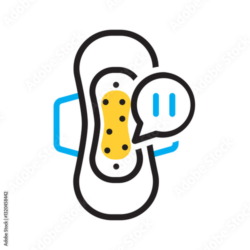 Vector multi color icon for Menopause