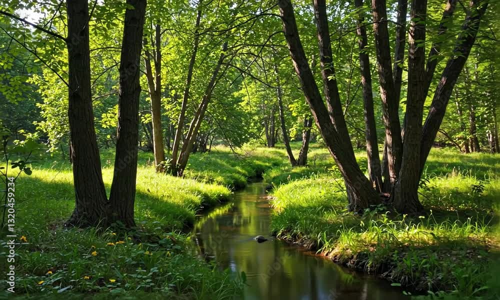 river in the forest river in the forest