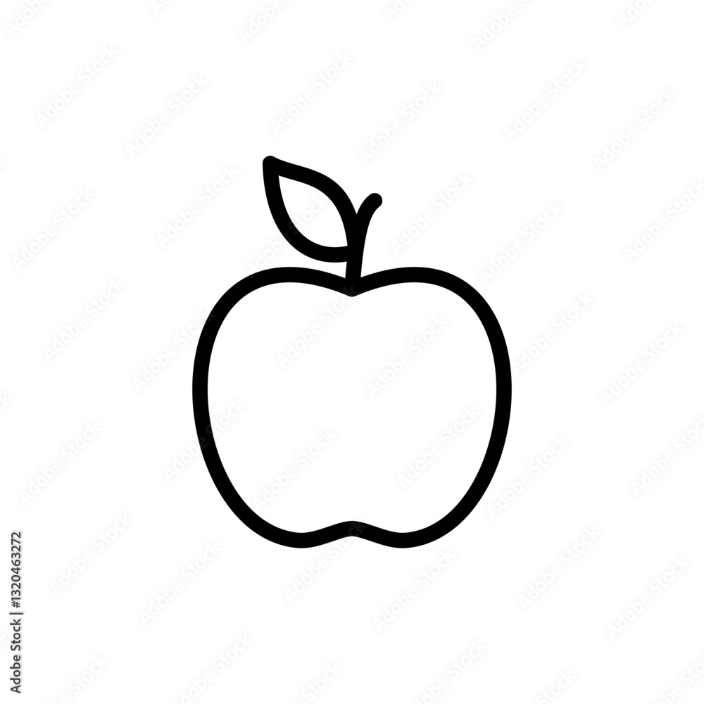 Apple icon vector illustration. Apple sign and symbols for web design. Apple icon vector illustration. Apple sign and symbols for web design.