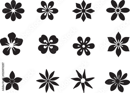Elegant Black & White Rose Illustrations