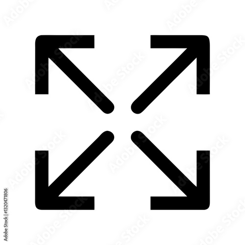 Expand icon with four arrows pointing outward
