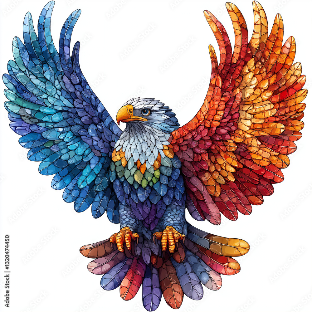 Fototapeta premium blue and yellow macaw American