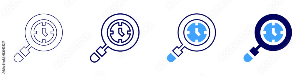 Search engine icon in 4 different styles. Thin Line, Line, Bold Line, Duotone. Duotone style. Editable stroke Search engine icon in 4 different styles. Thin Line, Line, Bold Line, Duotone. Duotone style. Editable stroke