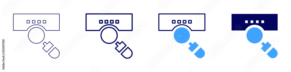 Search optimization icon in 4 different styles. Thin Line, Line, Bold Line, Duotone. Duotone style. Editable stroke Search optimization icon in 4 different styles. Thin Line, Line, Bold Line, Duotone. Duotone style. Editable stroke