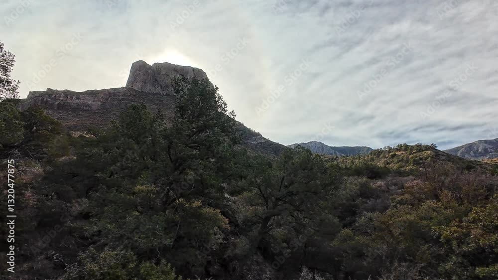 A scenic drive through the Chisos Basin of Big Bend National Park in the Chihuahuan desert of west Texas. A scenic drive through the Chisos Basin of Big Bend National Park in the Chihuahuan desert of west Texas.
