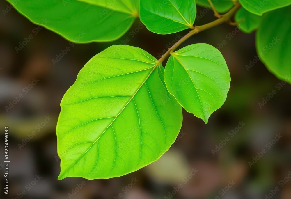 Smooth, oval beech leaf, vibrant green Perfect for nature studies, plant life, wildlife Smooth, oval beech leaf, vibrant green Perfect for nature studies, plant life, wildlife