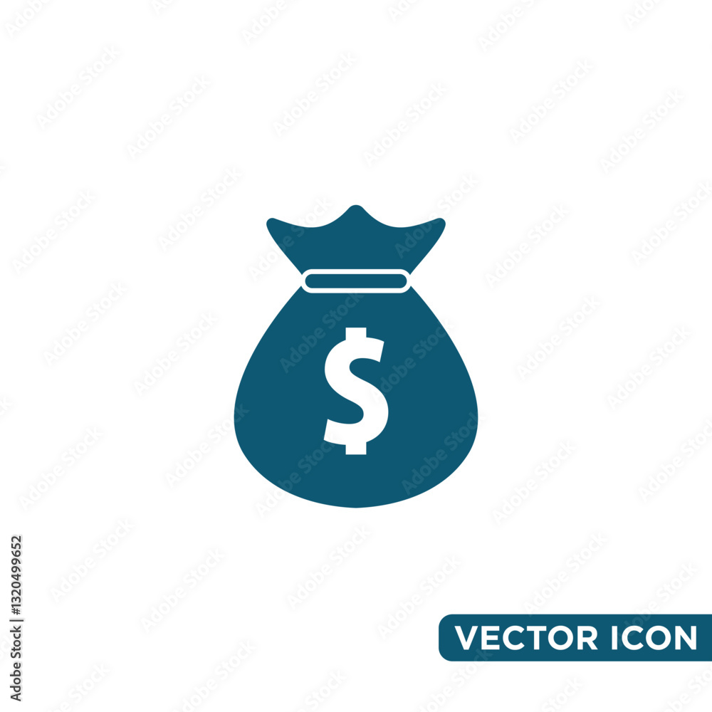 Minimalist Dollar Currency Icon Design Template Minimalist Dollar Currency Icon Design Template