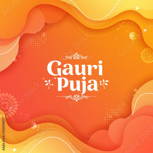 Gauri Puja Illustration, Hi...
