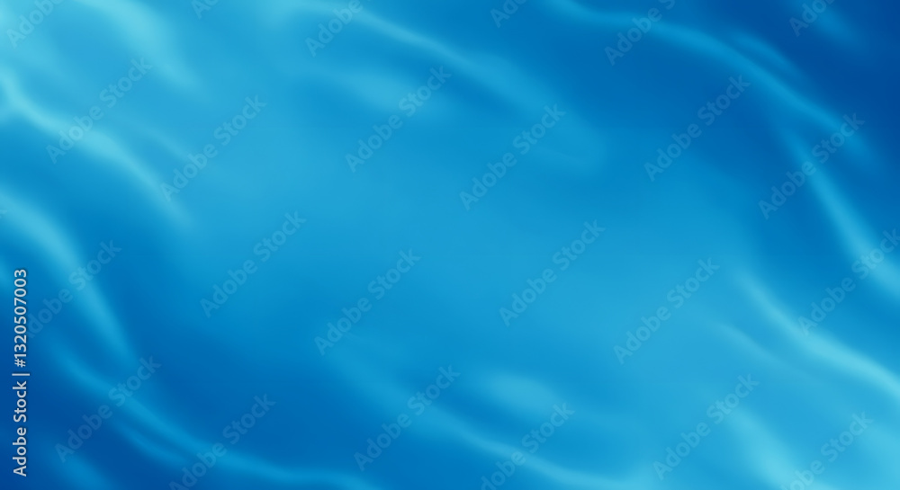 Obraz premium Abstract Blue Fluid Background with Soft Light Streaks