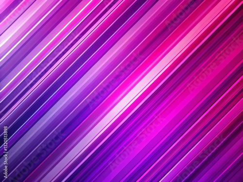 Abstract Purple Pink Stripes Background with Copy Space - Left Aligned