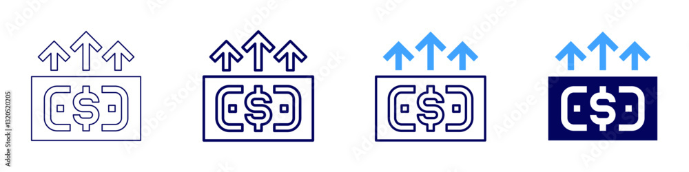 Increase loyalty icon in 4 different styles. Thin Line, Line, Bold Line, Duotone. Duotone style. Editable stroke Increase loyalty icon in 4 different styles. Thin Line, Line, Bold Line, Duotone. Duotone style. Editable stroke