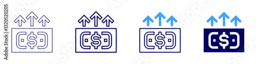 Increase loyalty​ icon in 4 different styles. Thin Line, Line, Bold Line, Duotone. Duotone style. Editable stroke