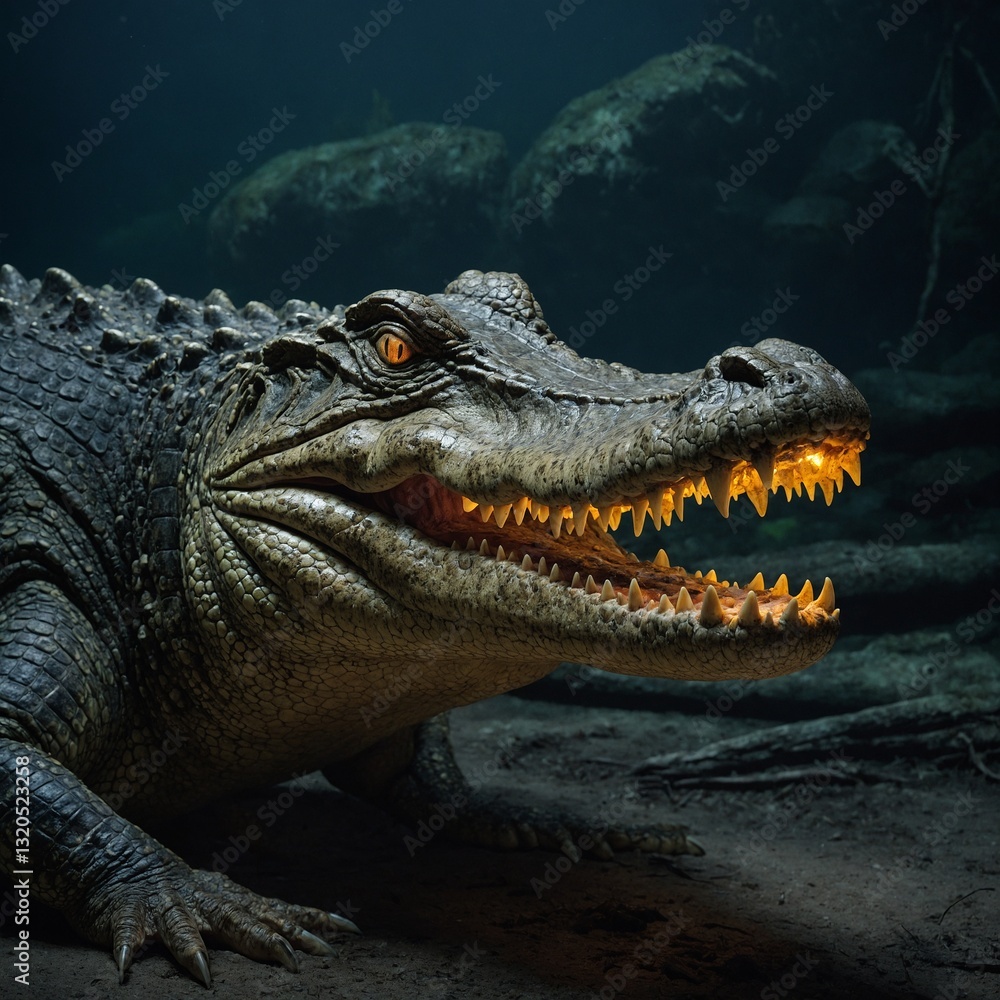 Obraz premium alligator in the everglades