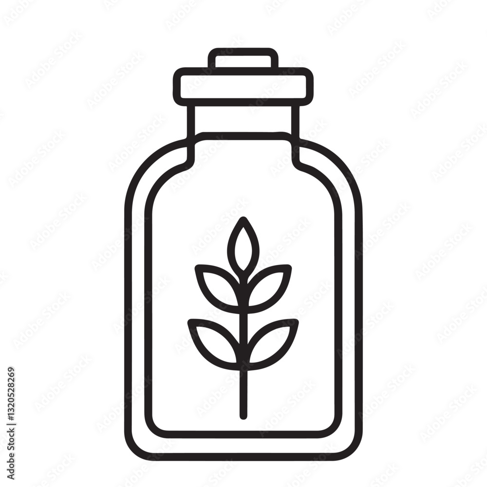Homeopathy bottle vector Homeopathy bottle vector