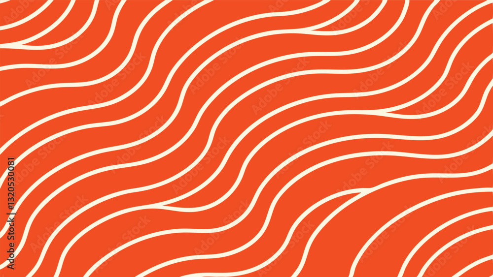 Abstract Salmon Sashimi Pattern Background Abstract Salmon Sashimi Pattern Background