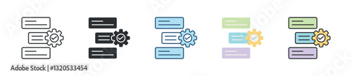 Priority Icon Set Multiple Style Collection