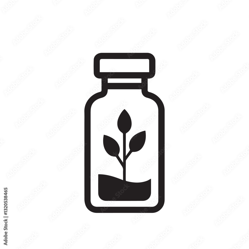 Homeopathy bottle vector Homeopathy bottle vector