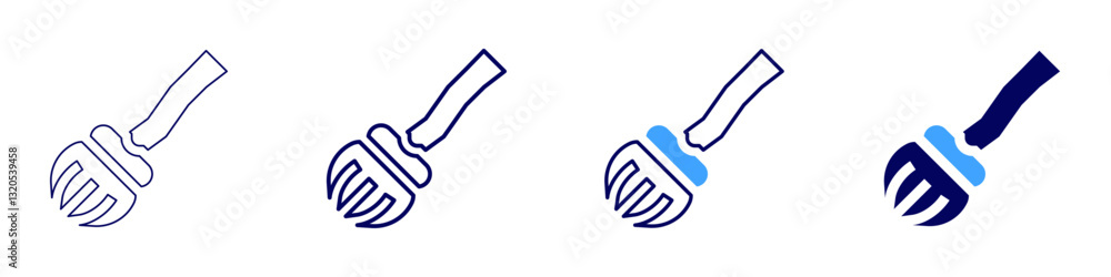 Broom durability icon in 4 different styles. Thin Line, Line, Bold Line, Duotone. Duotone style. Editable stroke Broom durability icon in 4 different styles. Thin Line, Line, Bold Line, Duotone. Duotone style. Editable stroke