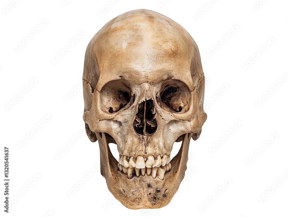 Obraz premium Human Skull: Anatomy Study