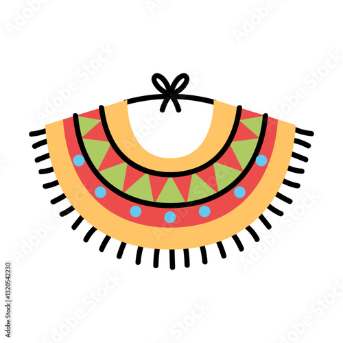 Colorful Folk Collar
