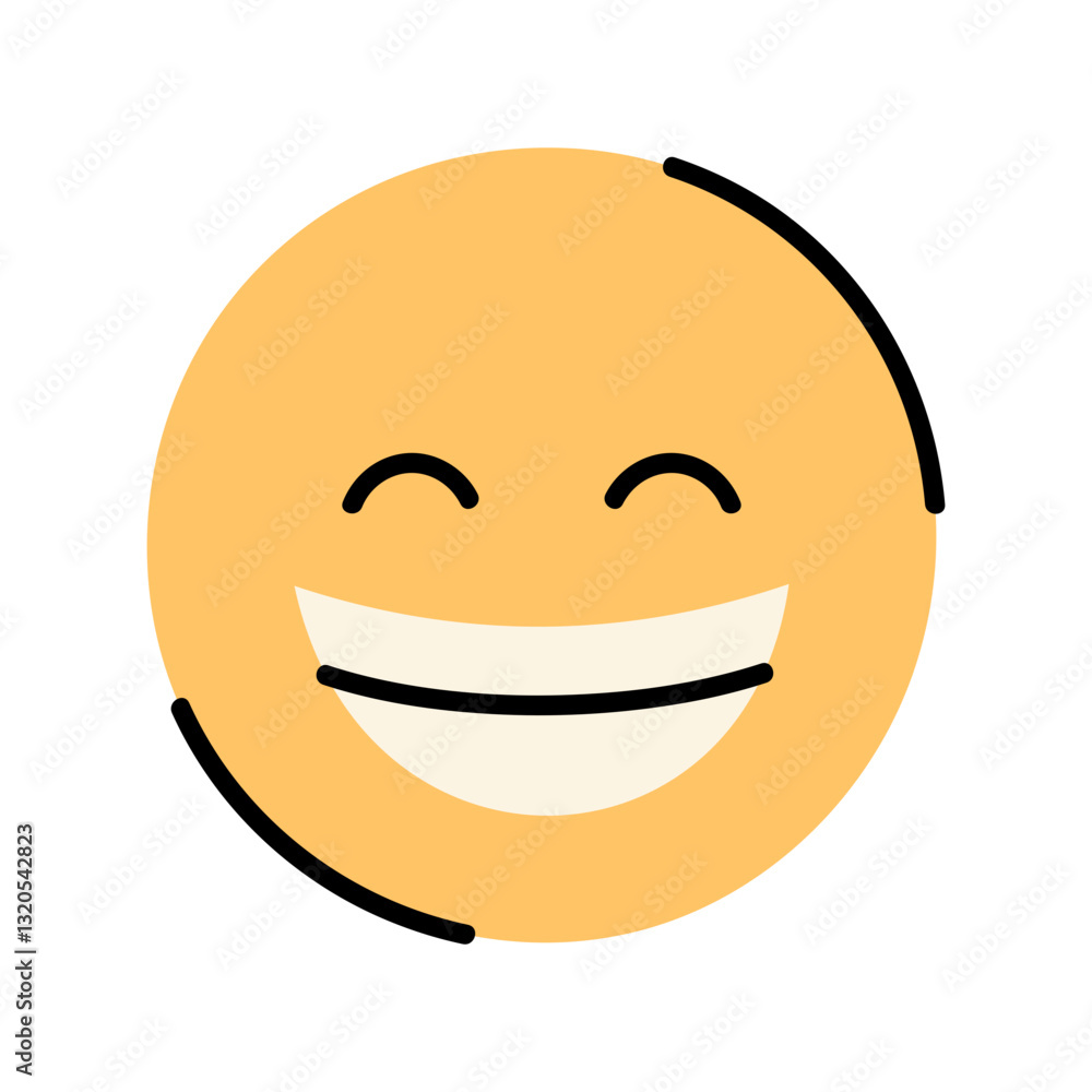 Fototapeta premium Happy Smiling Emoji