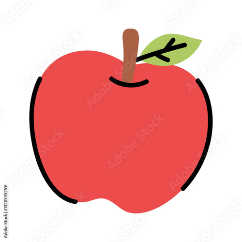 Red Apple Graphic