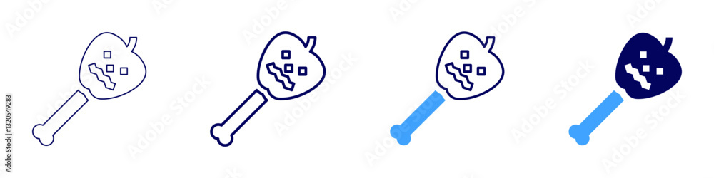Horror flick icon in 4 different styles. Thin Line, Line, Bold Line, Duotone. Duotone style. Editable stroke Horror flick icon in 4 different styles. Thin Line, Line, Bold Line, Duotone. Duotone style. Editable stroke