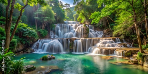waterfall in the jungle