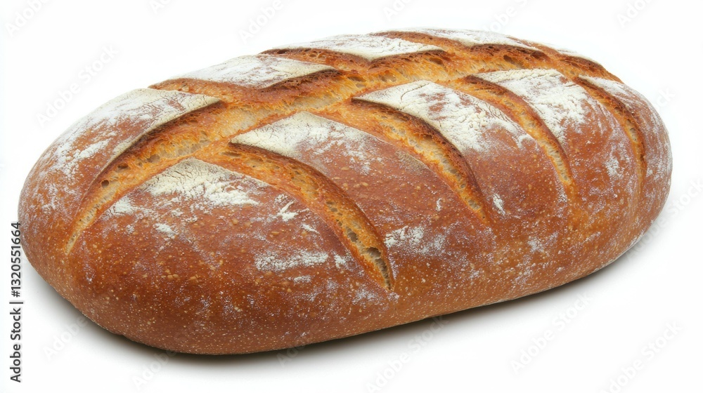 Round artisan bread with a dusting of flour and deep scoring, isolated on white. --chaos 20 --ar 16:9 --quality 2 --v 6.1 Job ID: fdc77b8e-67d0-44dc-8183-f3016adc1e68 Round artisan bread with a dusting of flour and deep scoring, isolated on white. --chaos 20 --ar 16:9 --quality 2 --v 6.1 Job ID: fdc77b8e-67d0-44dc-8183-f3016adc1e68